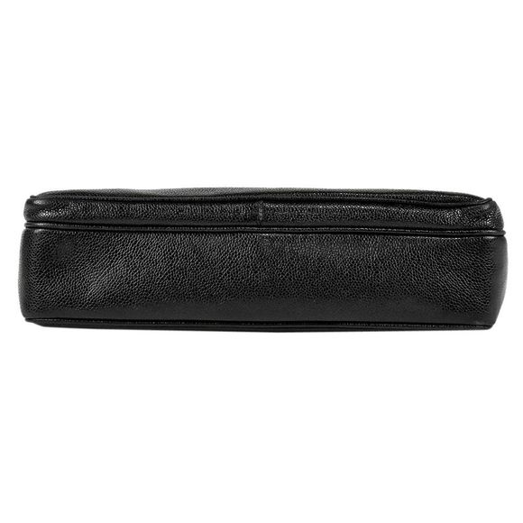 Chanel Tote Bag Cocomark Chain Tote Caviar Skin Black CC Shoulder Bag - Picture 4 of 7